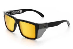 VISE Z87 Sunglasses Black Frame: Gold Lens 7 VISE Z87 Sunglasses Black Frame: Gold Lens -Heat Wave Visual Black Gold Rush Angle1 SmokeSS
