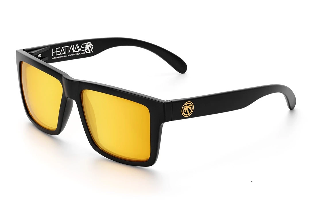VISE Z87 Sunglasses Black Frame: Gold Lens 1 VISE Z87 Sunglasses Black Frame: Gold Lens