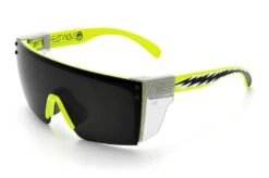 Lazer Face Sunglasses: Sparky Z87 -Heat Wave Visual Sparky Black Angle Clear