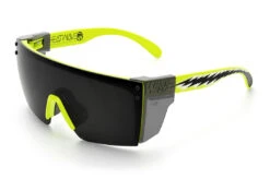 Lazer Face Sunglasses: Sparky Z87 -Heat Wave Visual Sparky Black Angle Smoke