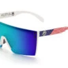 Lazer Face Sunglasses: WHITE FRAME Stars & Stripes USA Z87