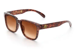 Apollo Sunglasses: TORTOISE -Heat Wave Visual Tortoise Brown Lurk Angle