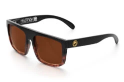 Regulator Sunglasses: Whiskey Faders -Heat Wave Visual Whiskey Fader Brown Angle