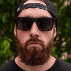 XL VISE Z87 Sunglasses Black Frame: Black Lens 15 XL VISE Z87 Sunglasses Black Frame: Black Lens -Heat Wave Visual aaron XL w XL text