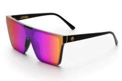 Clarity Sunglasses: BLACK -Heat Wave Visual clarity black render FUSHIA