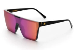 Clarity Sunglasses: BLACK -Heat Wave Visual clarity black render ROSE