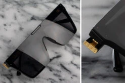 Clarity Sunglasses: BLACK -Heat Wave Visual clarity rose black 1