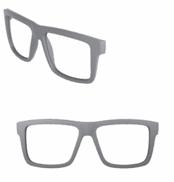 Custom Vise -Heat Wave Visual frame steel grey