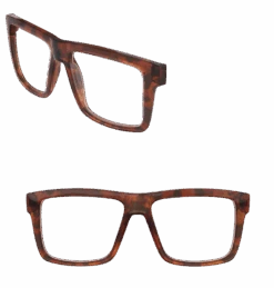 Custom Vise -Heat Wave Visual frame tortoise