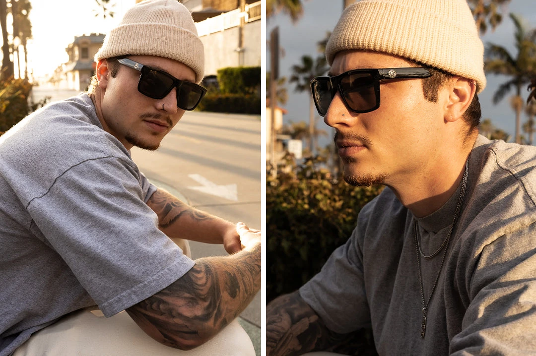 USA VISE Sunglasses: GLOSS BLACK 2 USA VISE Sunglasses: GLOSS BLACK - Image 2