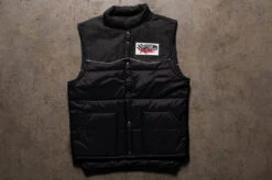 Heat Wave Cab Over Vest Black Denim (SIZE L ONLY) -Heat Wave Visual vest black denim
